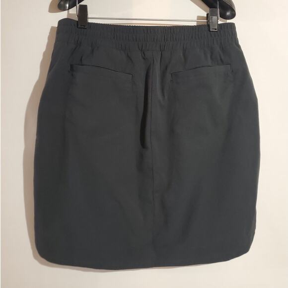 Duluth Trading Co Breezeshooter Skort Plus Size 10 Black Pockets Active Stretch - Picture 2 of 10